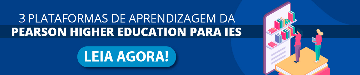 banner plataformas de aprendizagem da pearson education para ies
