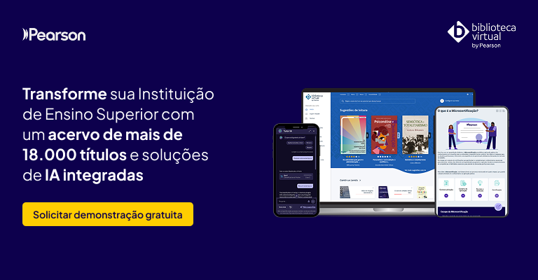 Solicitar demonstração gratuita da Biblioteca Virtual by Pearson